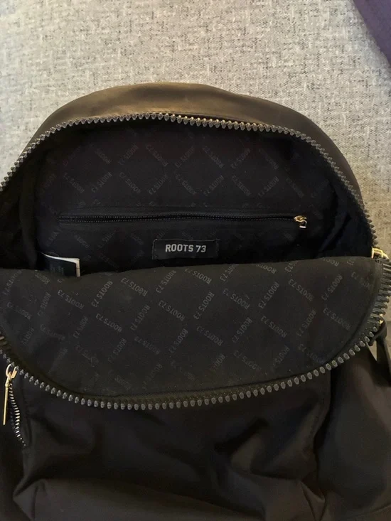 Roots | Bags | Roots Nylon Mini Backpack With Gold Hardware | Poshmark